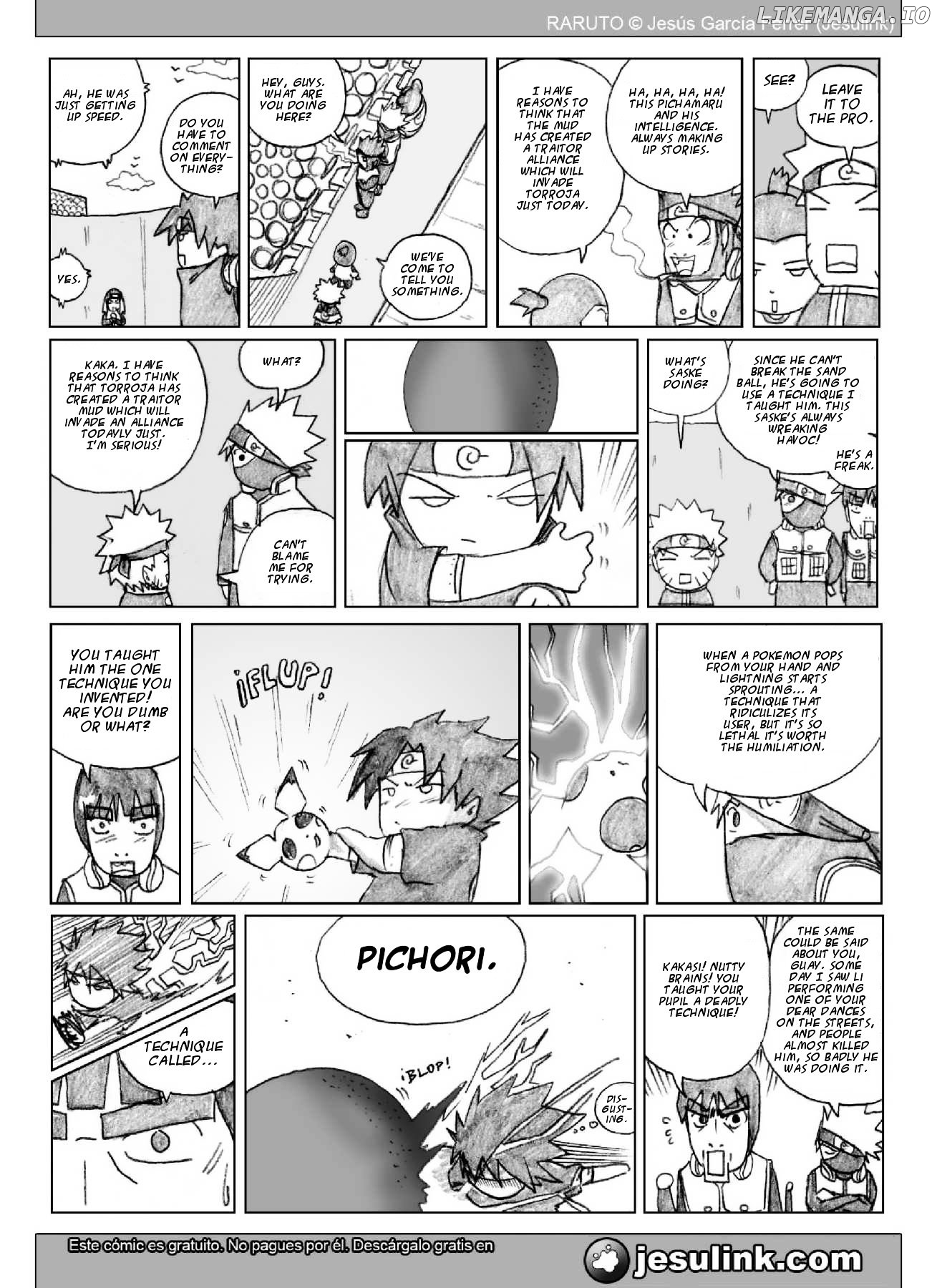 Raruto chapter 21.1 - page 8