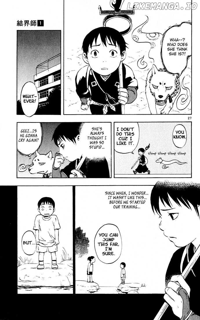 Kekkaishi chapter 1 - page 27