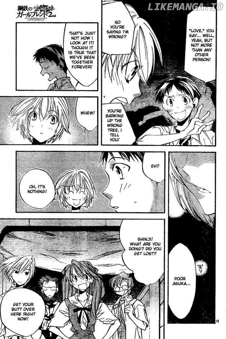 Neon Genesis Evangelion: Koutetsu no Girlfriend 2nd chapter 7 - page 19