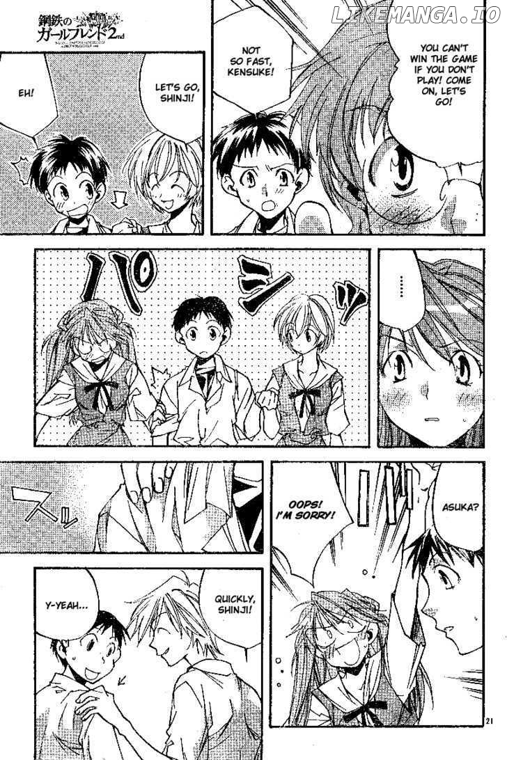 Neon Genesis Evangelion: Koutetsu no Girlfriend 2nd chapter 7 - page 21