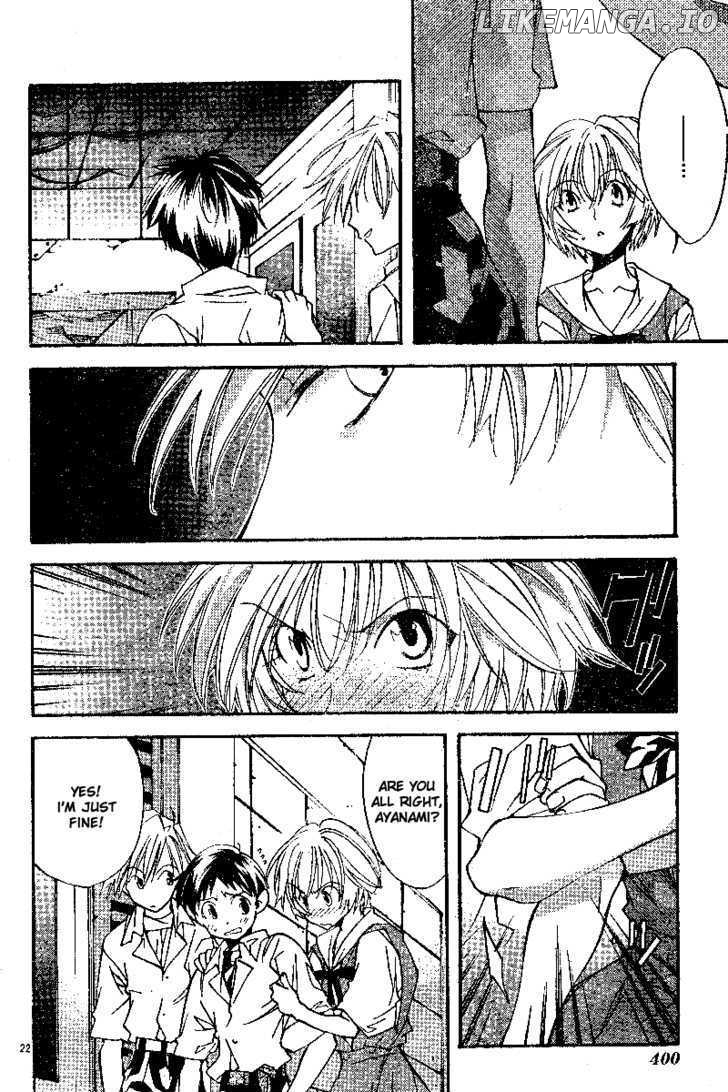 Neon Genesis Evangelion: Koutetsu no Girlfriend 2nd chapter 7 - page 22