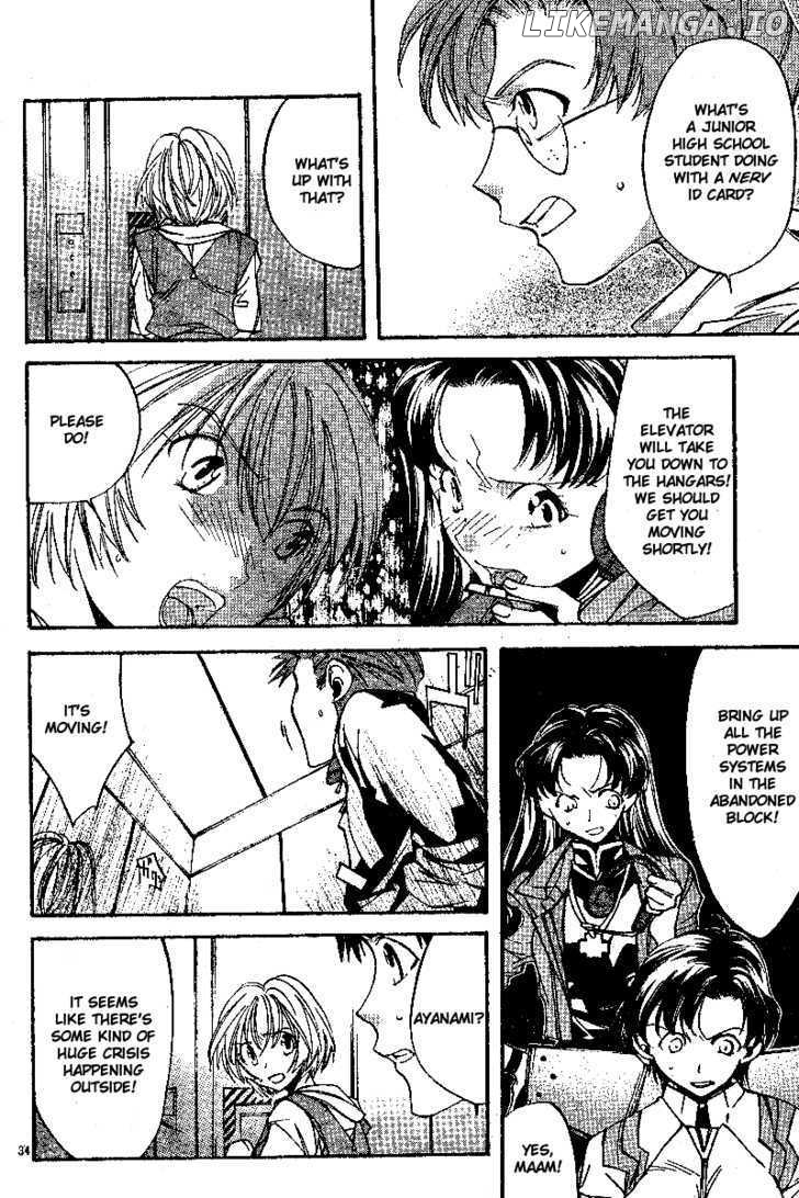 Neon Genesis Evangelion: Koutetsu no Girlfriend 2nd chapter 7 - page 34