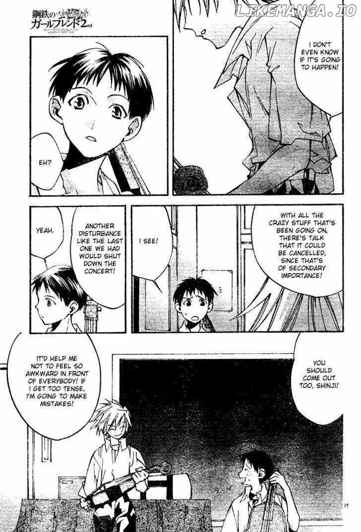 Neon Genesis Evangelion: Koutetsu no Girlfriend 2nd chapter 6 - page 16