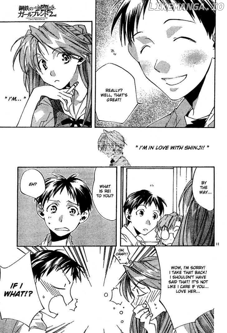 Neon Genesis Evangelion: Koutetsu no Girlfriend 2nd chapter 5 - page 13