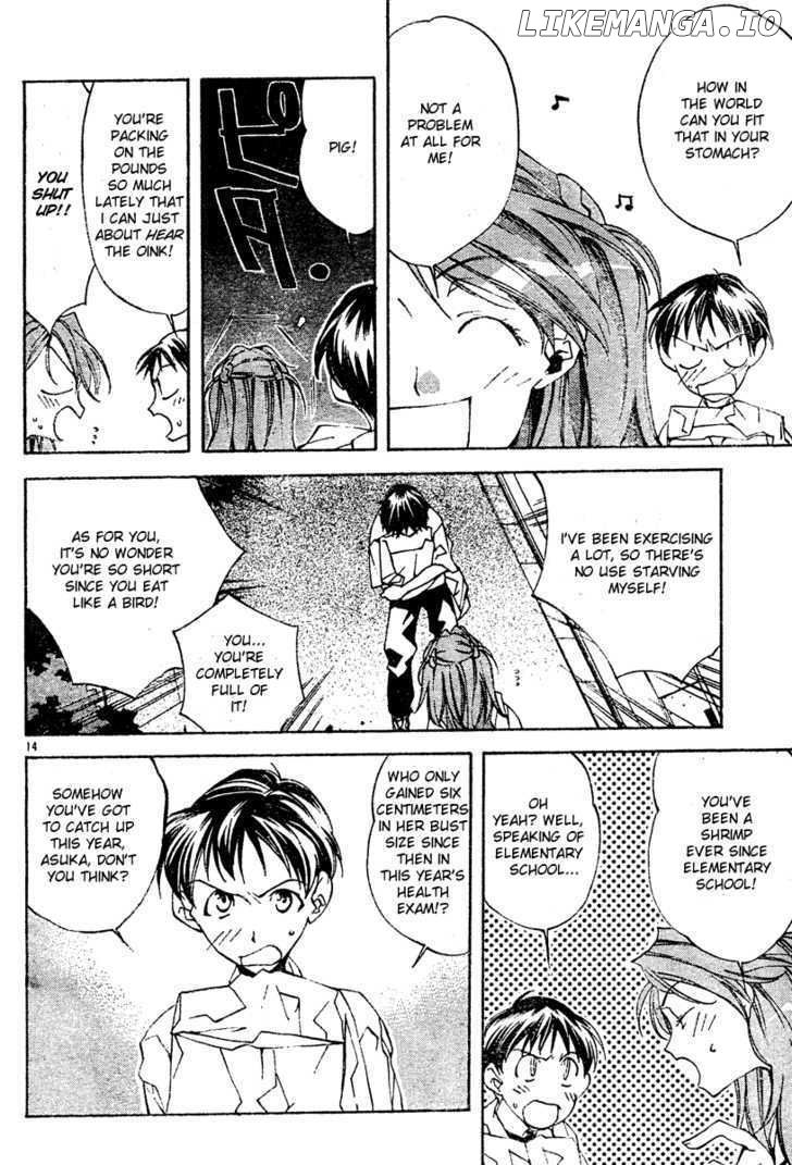 Neon Genesis Evangelion: Koutetsu no Girlfriend 2nd chapter 3 - page 14