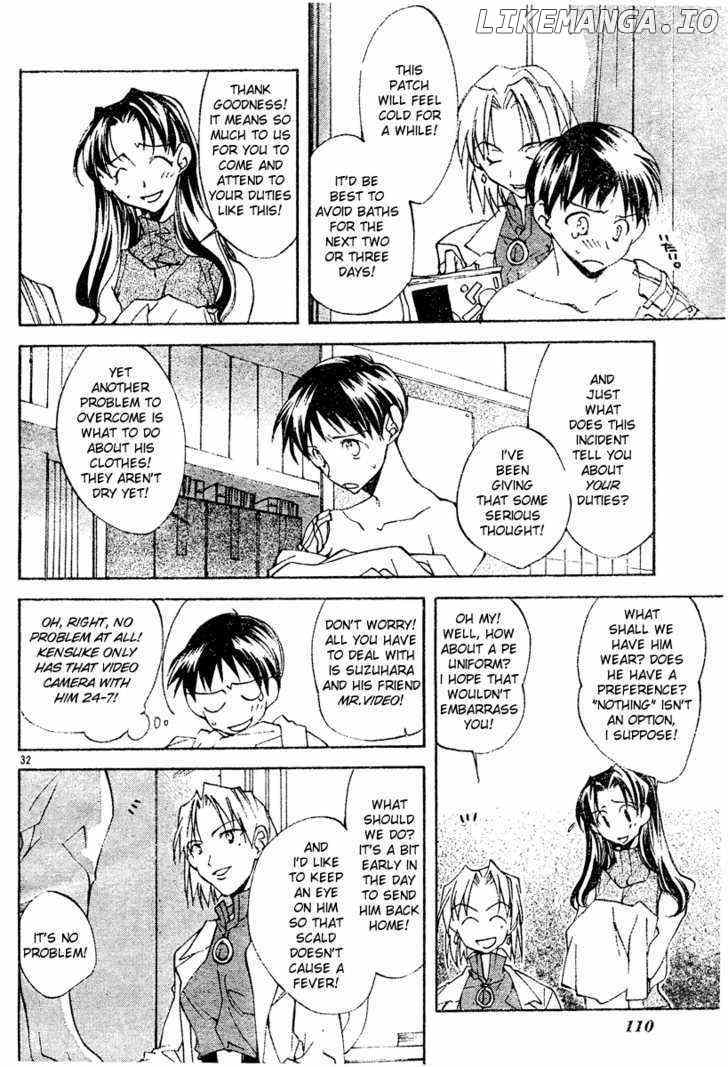 Neon Genesis Evangelion: Koutetsu no Girlfriend 2nd chapter 3 - page 32