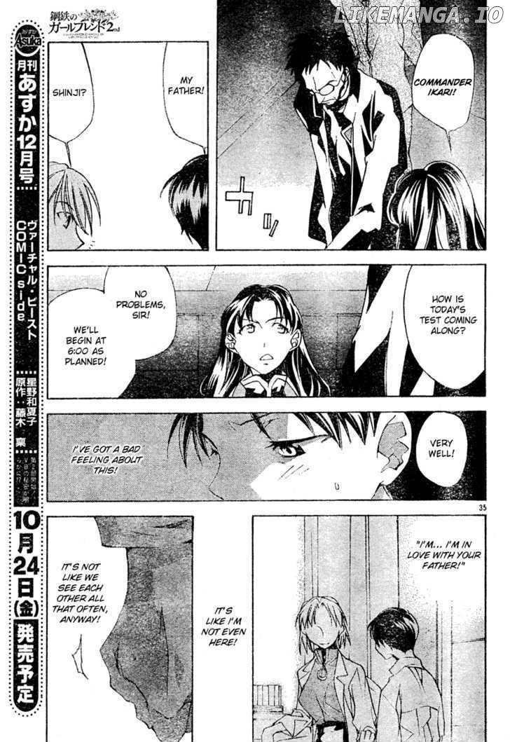 Neon Genesis Evangelion: Koutetsu no Girlfriend 2nd chapter 2 - page 35