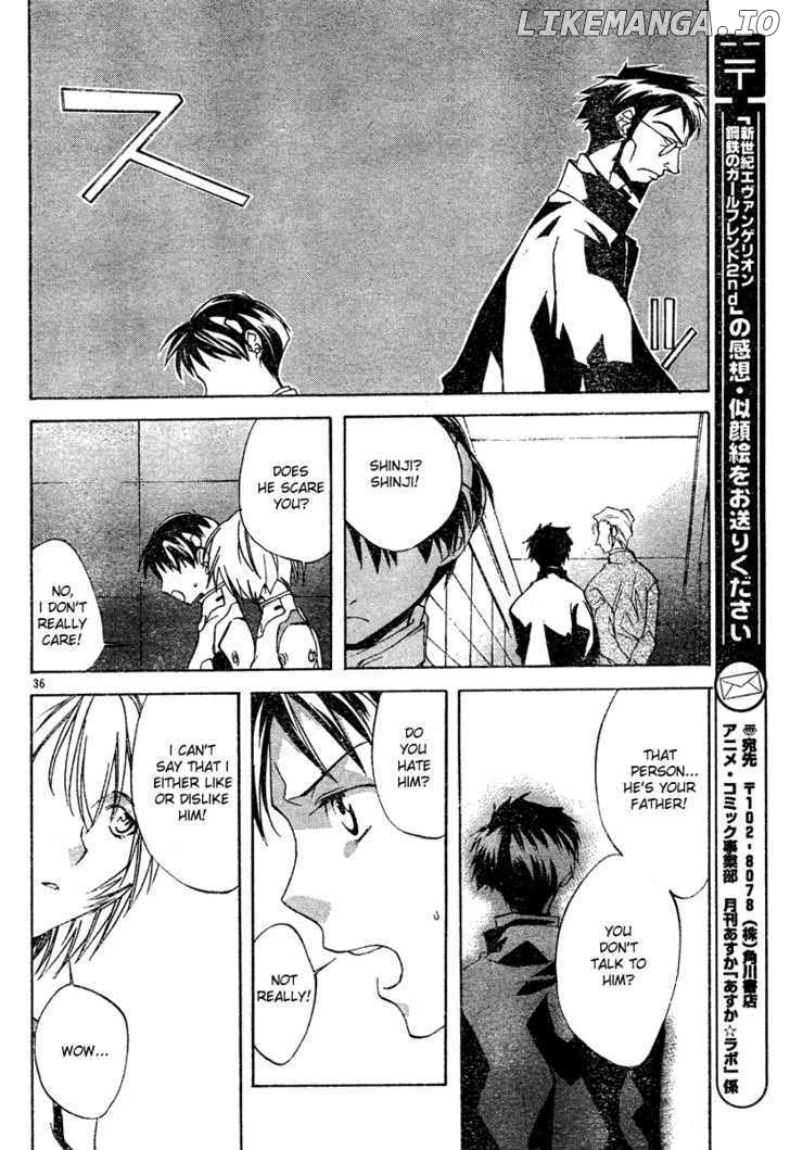 Neon Genesis Evangelion: Koutetsu no Girlfriend 2nd chapter 2 - page 36