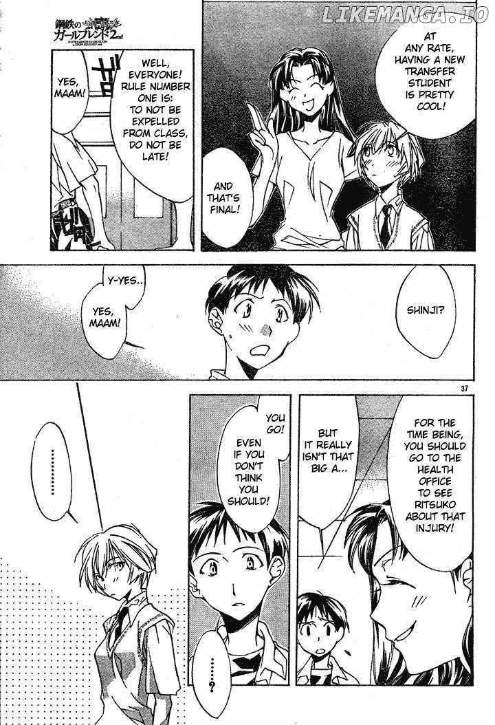 Neon Genesis Evangelion: Koutetsu no Girlfriend 2nd chapter 1 - page 40