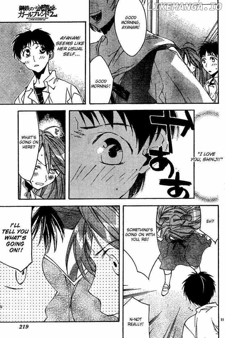 Neon Genesis Evangelion: Koutetsu no Girlfriend 2nd chapter 12 - page 11