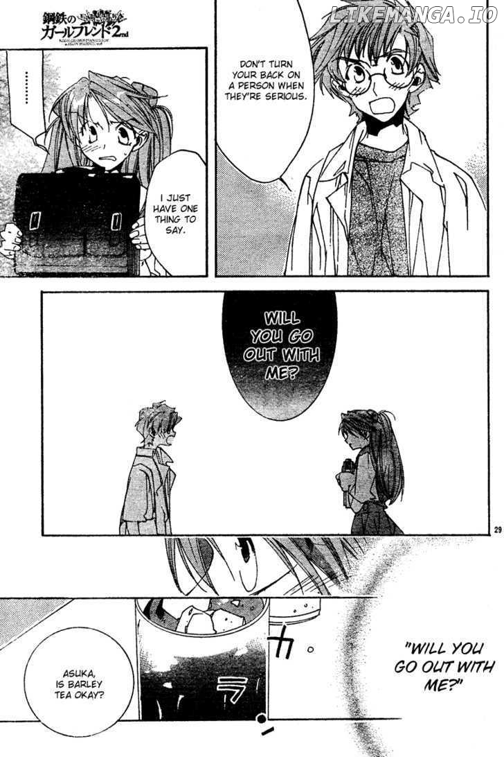 Neon Genesis Evangelion: Koutetsu no Girlfriend 2nd chapter 12 - page 29