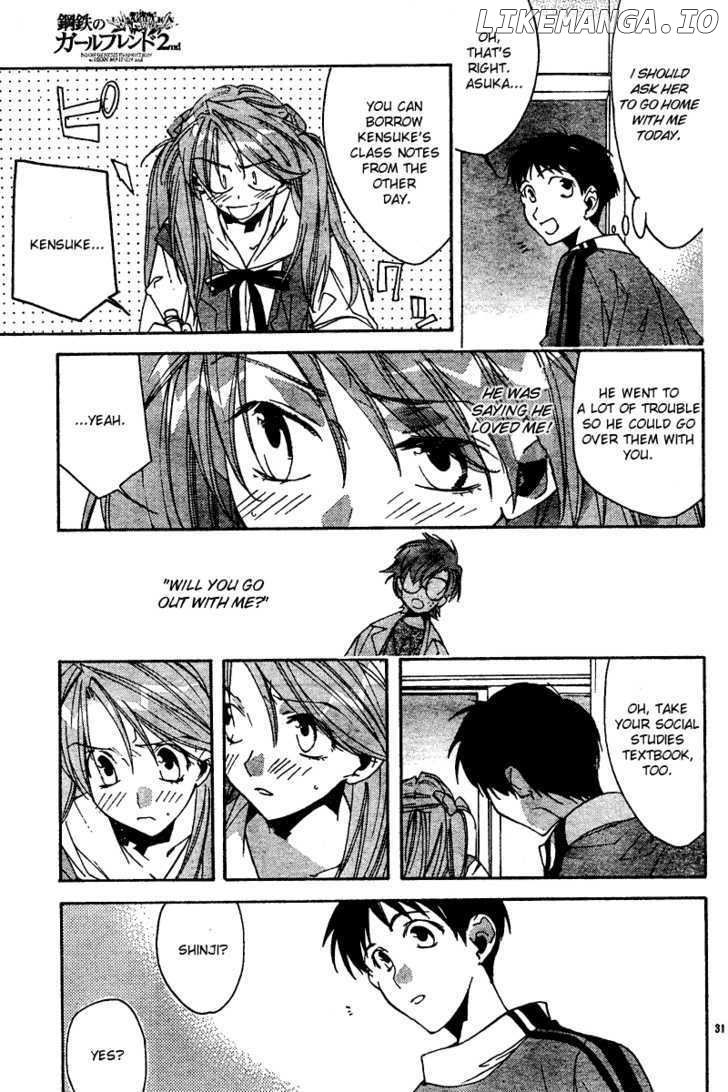 Neon Genesis Evangelion: Koutetsu no Girlfriend 2nd chapter 12 - page 31