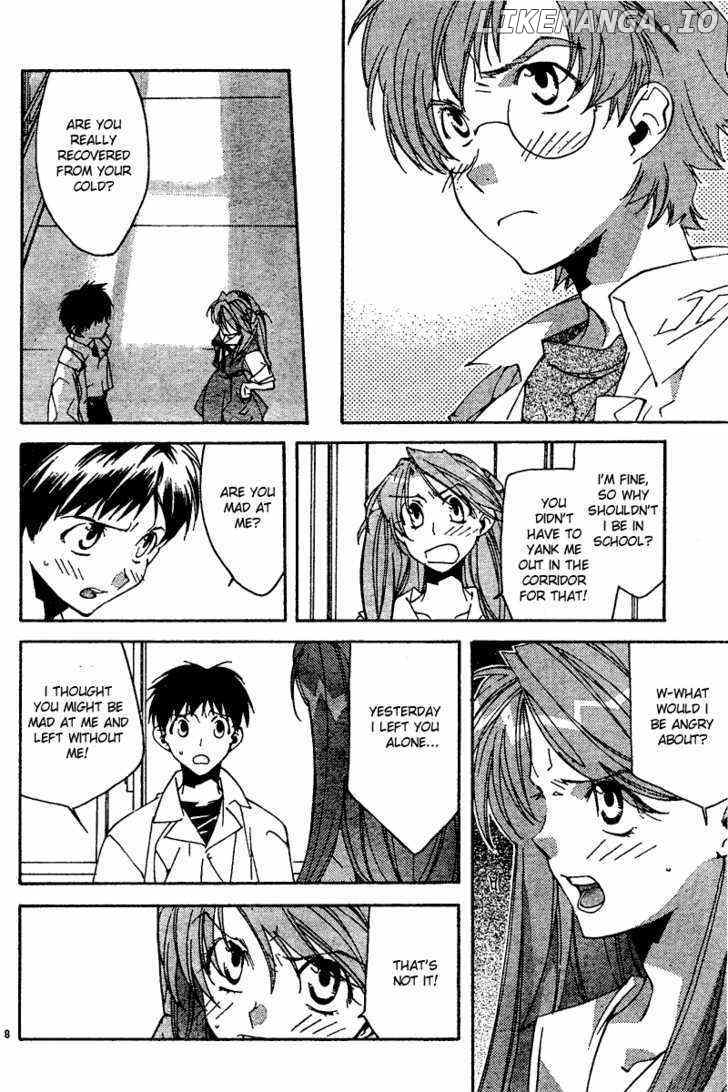 Neon Genesis Evangelion: Koutetsu no Girlfriend 2nd chapter 12 - page 8