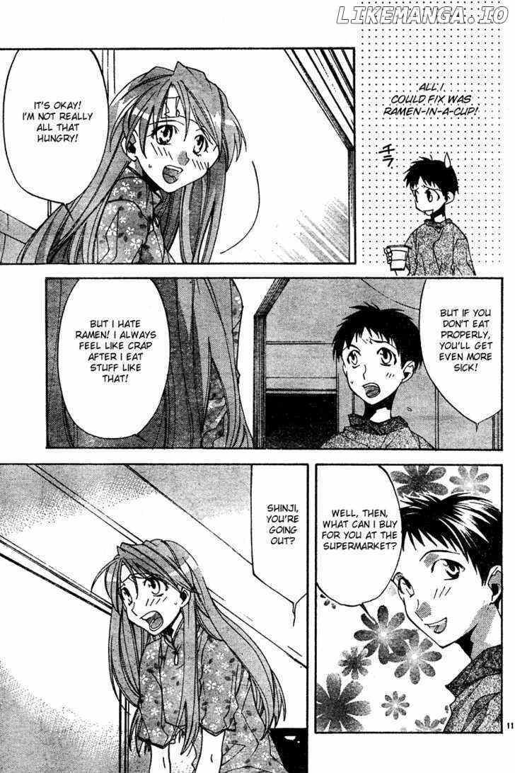 Neon Genesis Evangelion: Koutetsu no Girlfriend 2nd chapter 10 - page 11