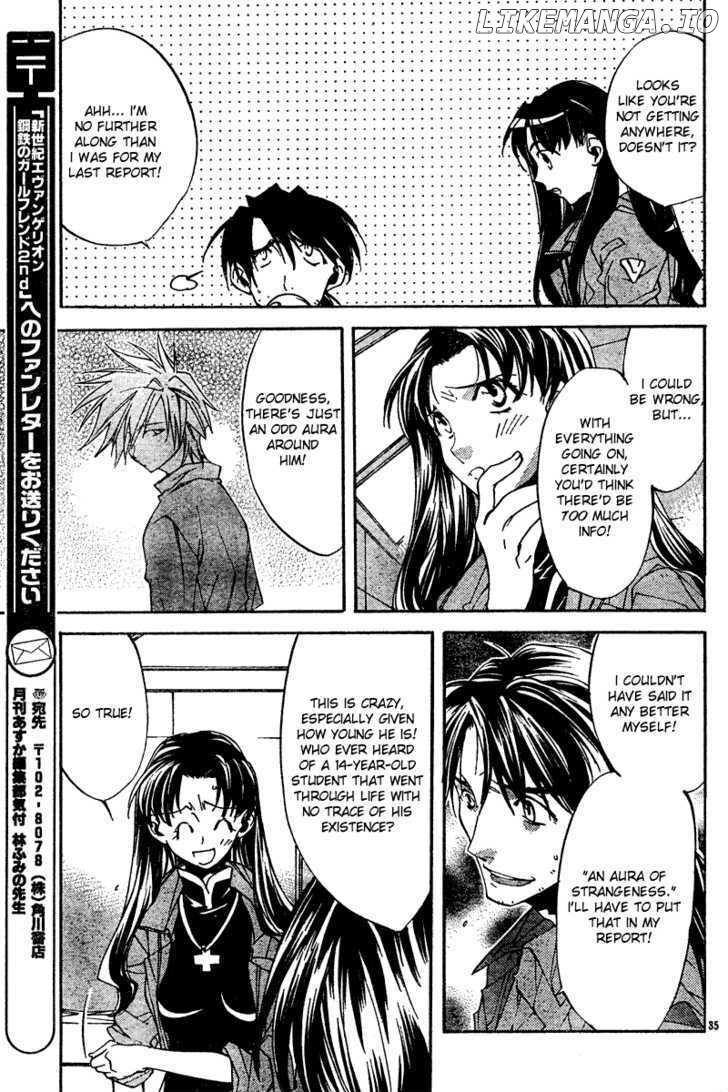 Neon Genesis Evangelion: Koutetsu no Girlfriend 2nd chapter 10 - page 35