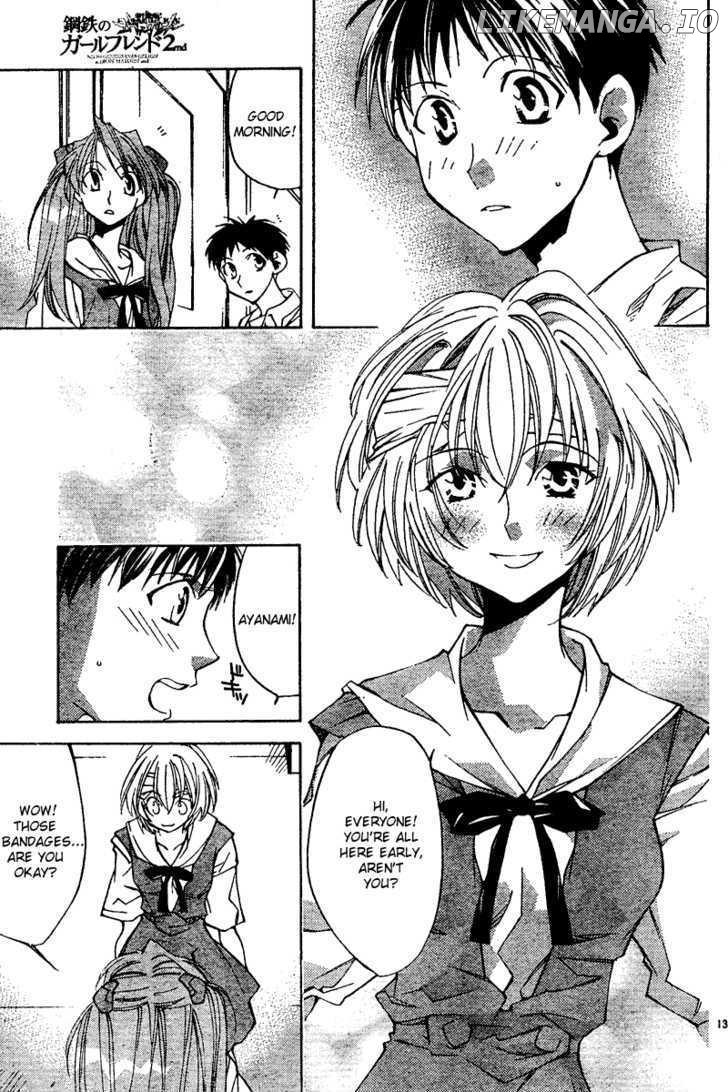 Neon Genesis Evangelion: Koutetsu no Girlfriend 2nd chapter 9 - page 13