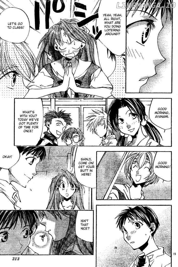 Neon Genesis Evangelion: Koutetsu no Girlfriend 2nd chapter 9 - page 15