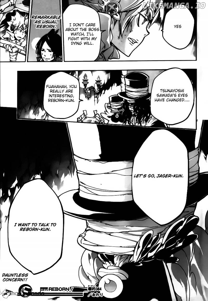 Kateikyoushi Hitman Reborn! chapter 384 - page 18