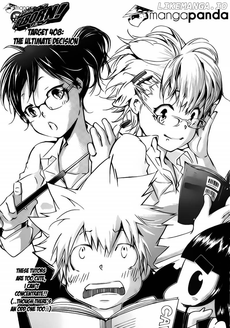 Kateikyoushi Hitman Reborn! chapter 408 - page 3