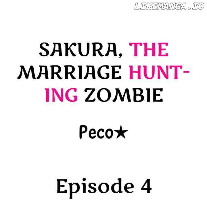 Sakura, The Marriage Hunting Zombie Chapter 4 - page 2
