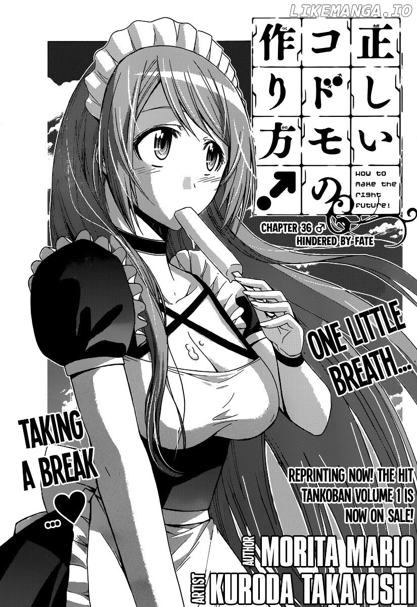 Tadashii Kodomo no Tsukurikata! chapter 36 - page 1