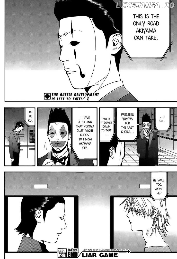 Liar Game chapter 194 - page 18