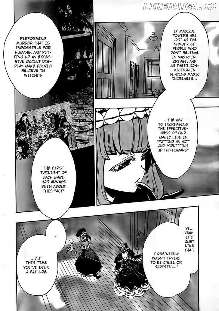 Umineko no Naku Koro ni Episode 3: Banquet of the Golden Witch chapter 13 - page 20