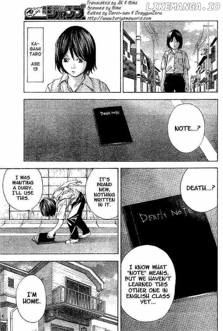 Death Note chapter 0.5 - page 2