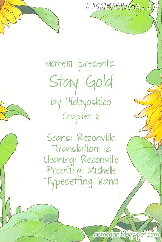 Stay Gold (Hideyoshico) chapter 6 - page 1