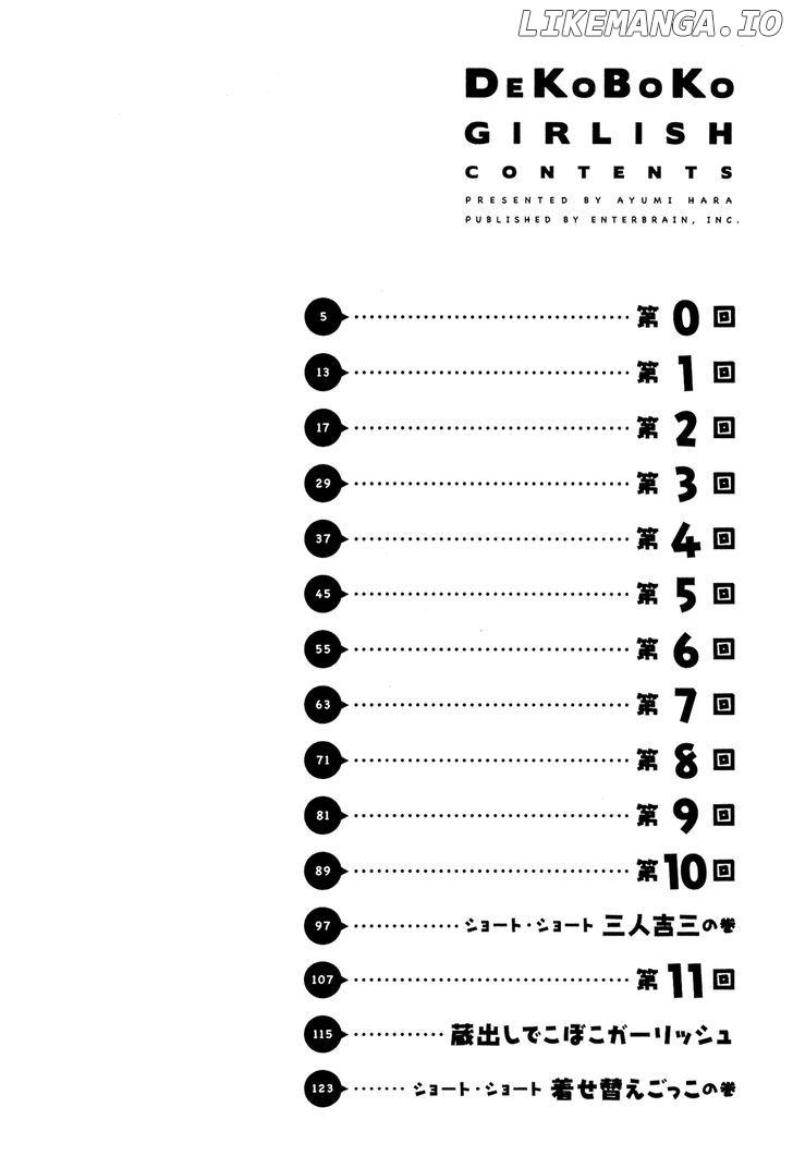 Dekoboko Girlish chapter 0.1 - page 5