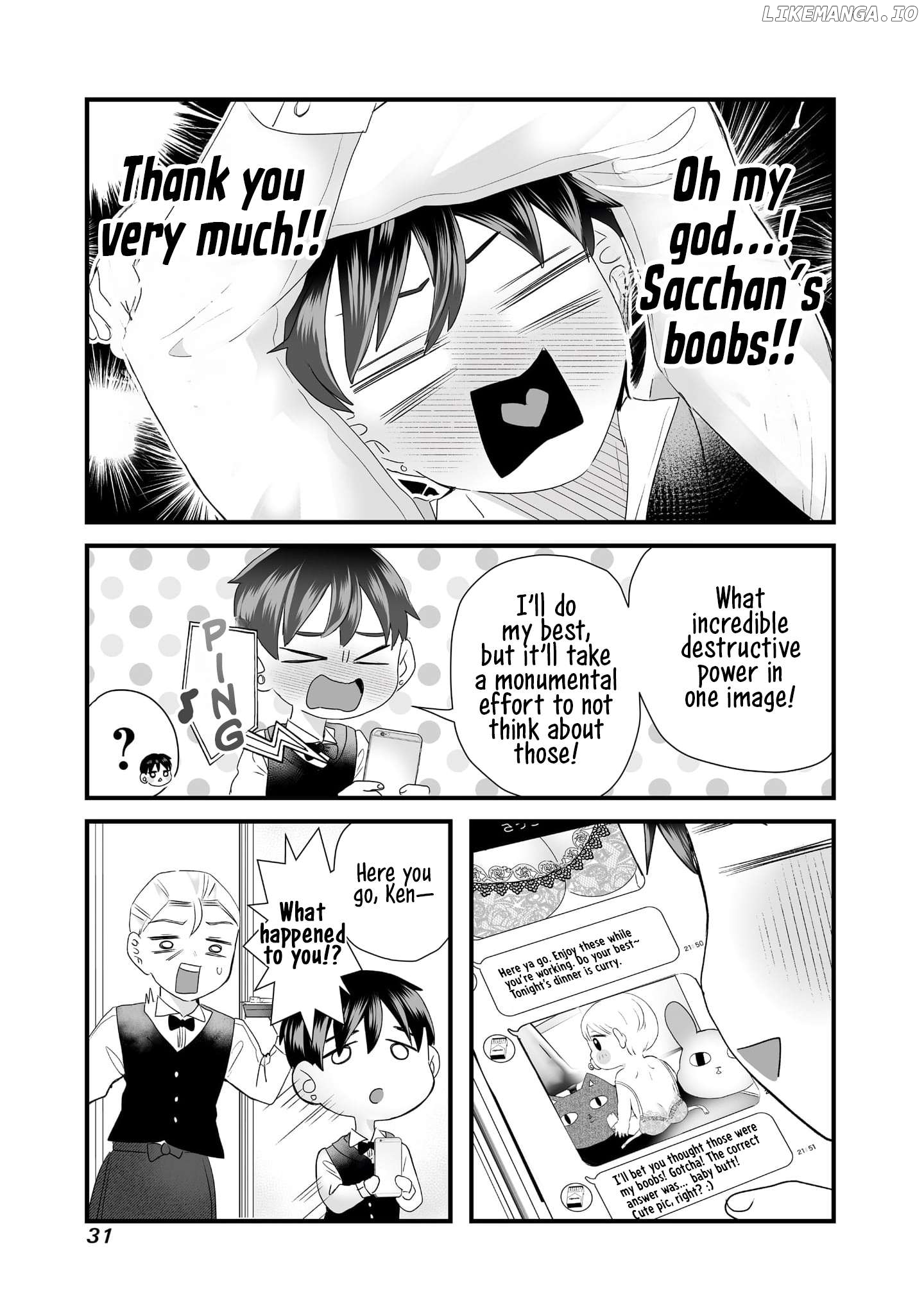 Sacchan to Ken-chan wa Kyou mo Itteru Chapter 4 - page 3