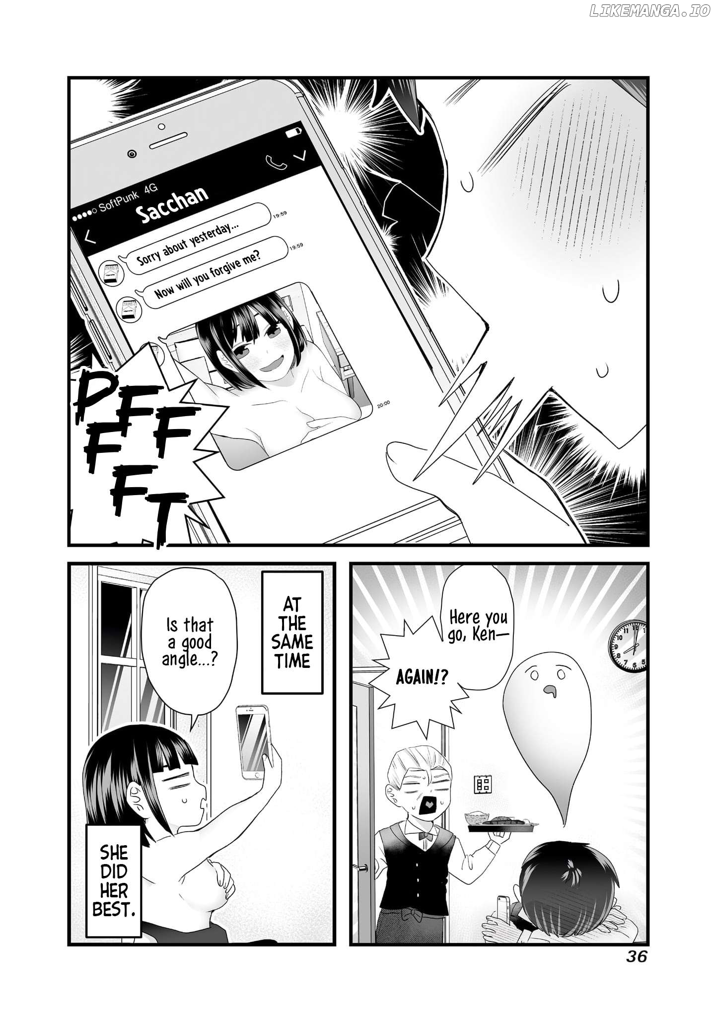 Sacchan to Ken-chan wa Kyou mo Itteru Chapter 4 - page 8