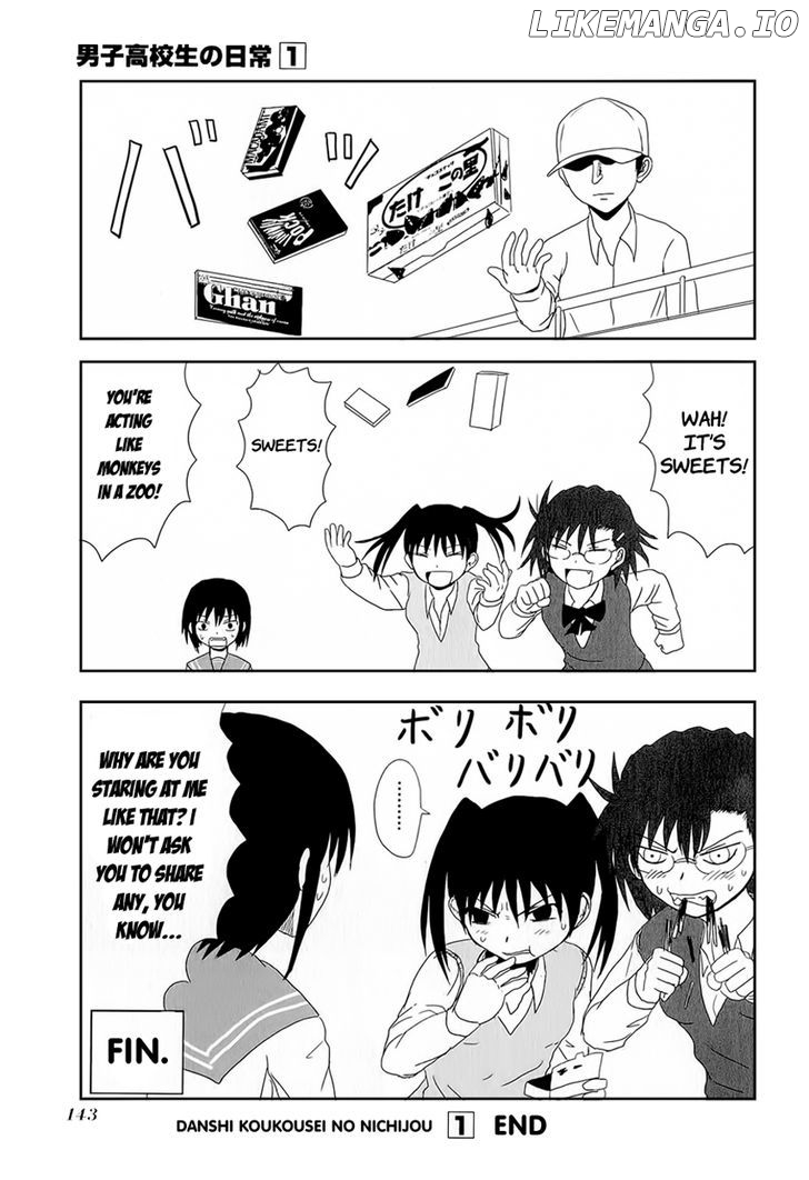 Danshi Koukousei no Nichijou chapter 15.5 - page 21