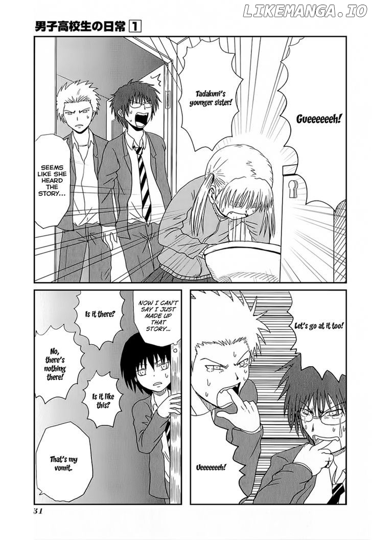 Danshi Koukousei no Nichijou chapter 3 - page 10