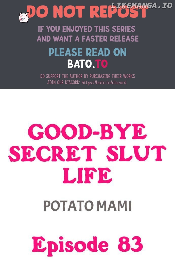 Good-Bye Secret Slut Life chapter 83 - page 1