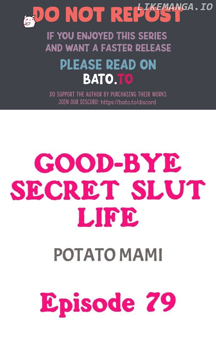 Good-Bye Secret Slut Life chapter 79 - page 1