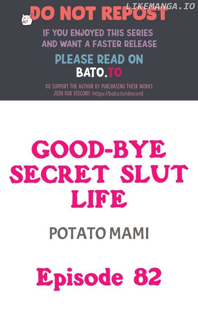 Good-Bye Secret Slut Life chapter 82 - page 1