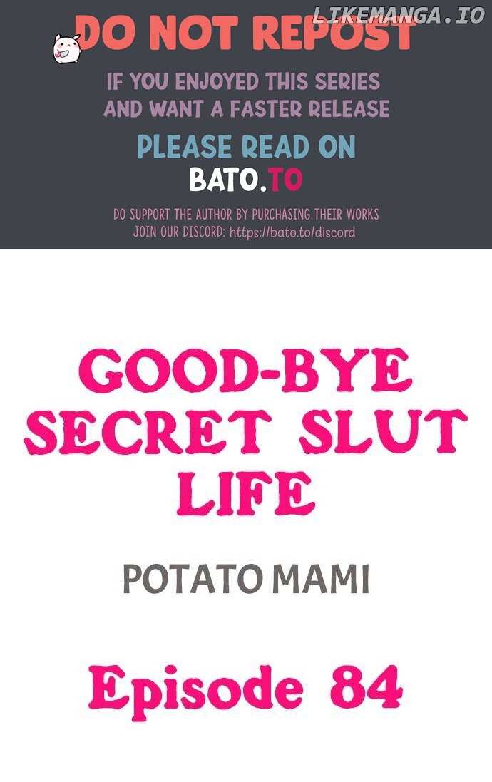 Good-Bye Secret Slut Life chapter 84 - page 1