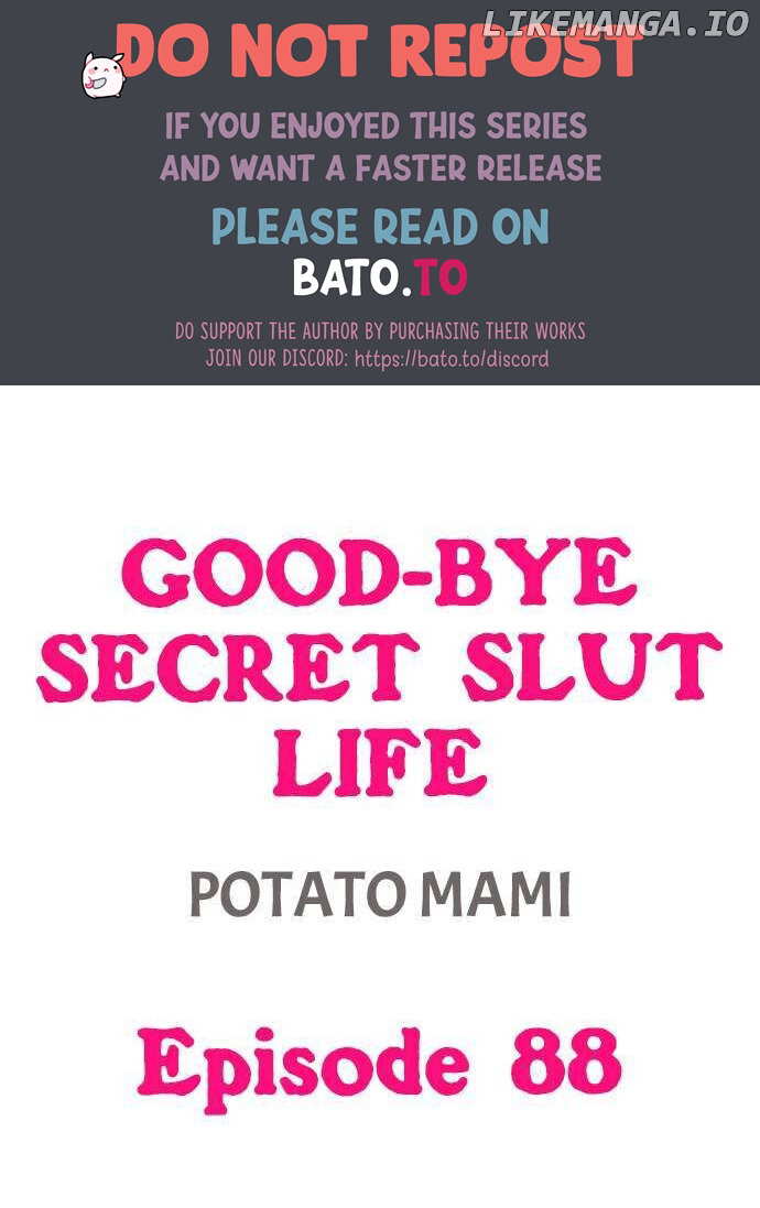 Good-Bye Secret Slut Life chapter 88 - page 1