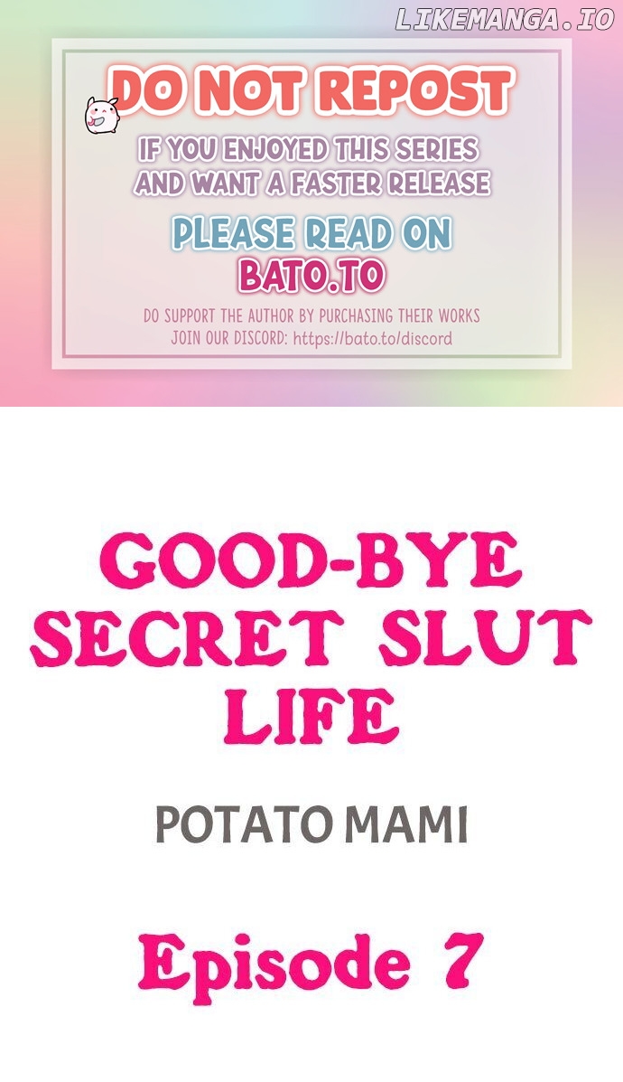 Good-Bye Secret Slut Life chapter 7 - page 1