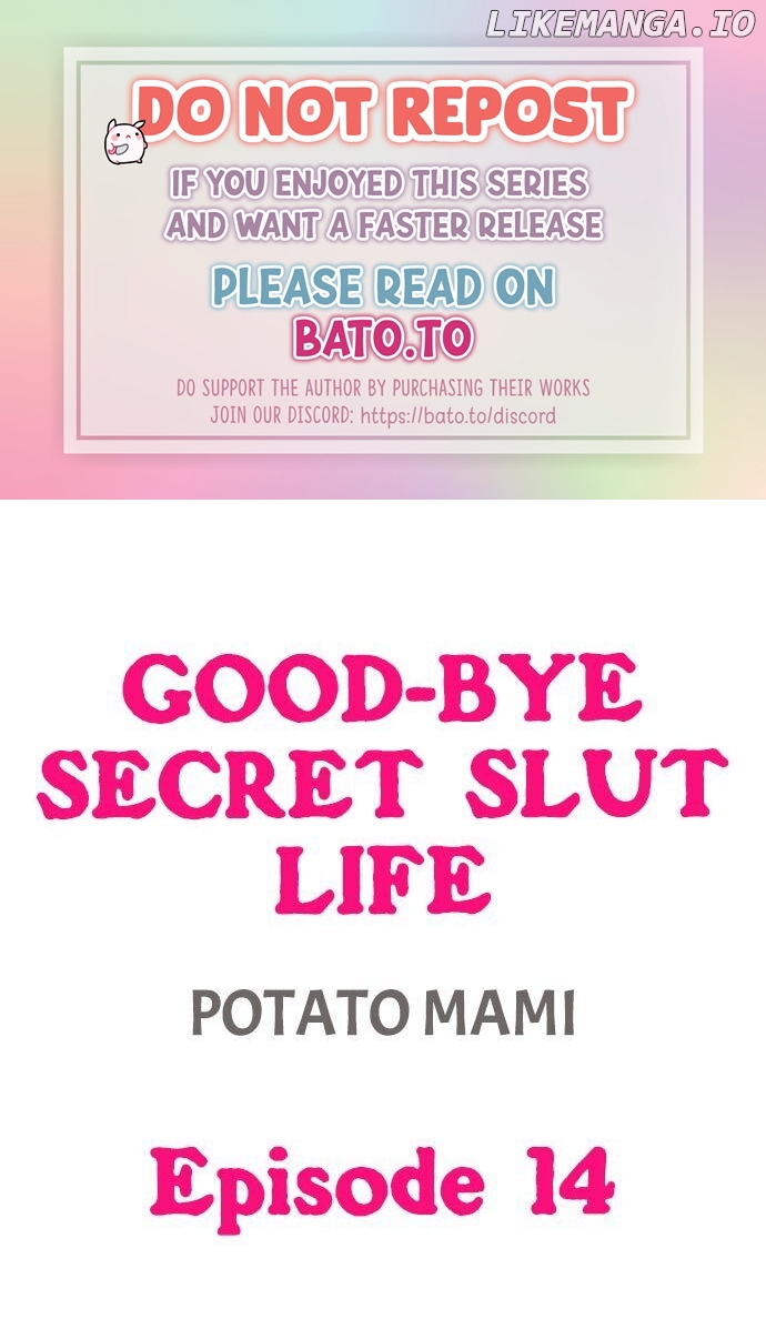 Good-Bye Secret Slut Life chapter 14 - page 1