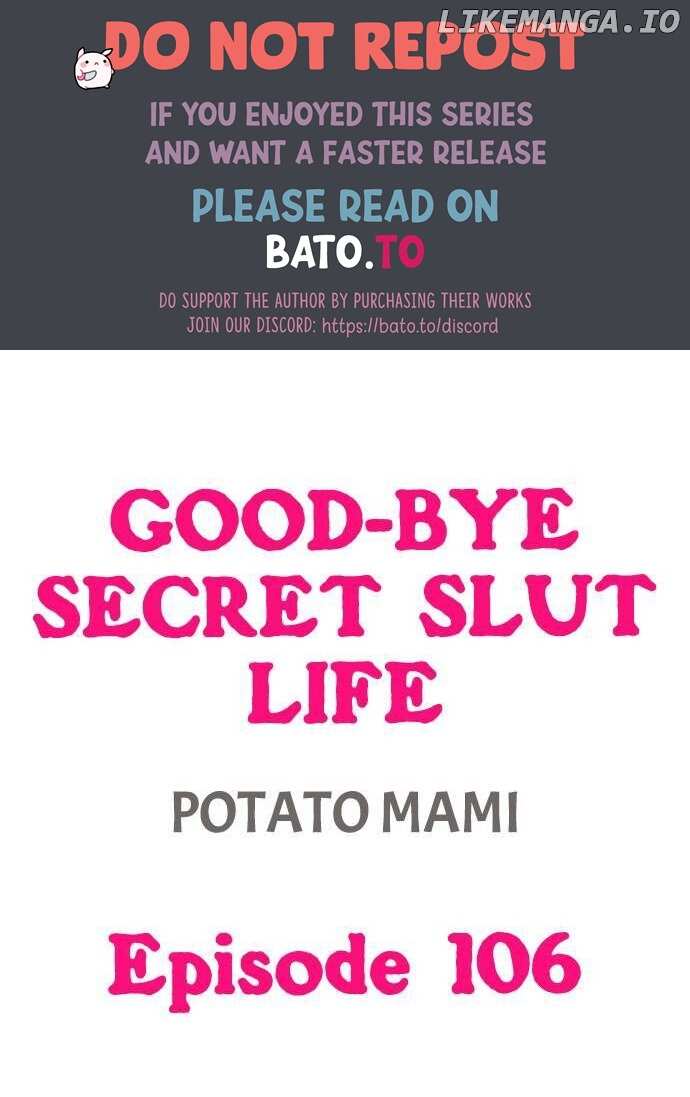 Good-Bye Secret Slut Life chapter 106 - page 1