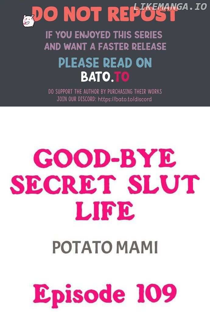 Good-Bye Secret Slut Life chapter 109 - page 1
