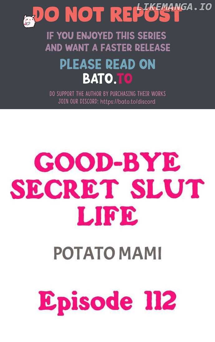 Good-Bye Secret Slut Life chapter 112 - page 1