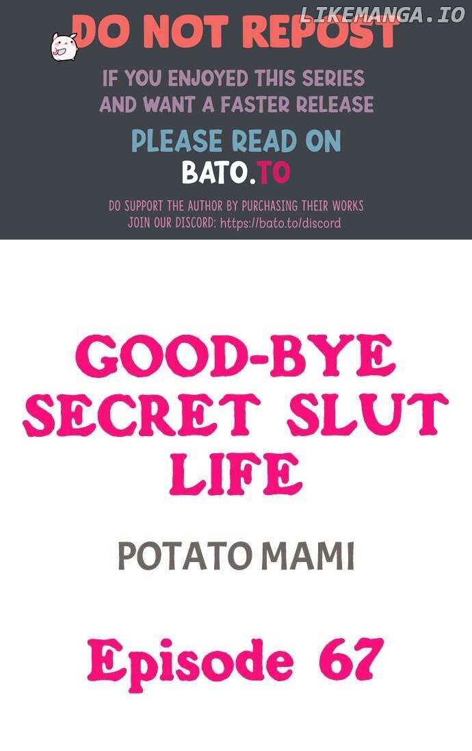 Good-Bye Secret Slut Life chapter 67 - page 1