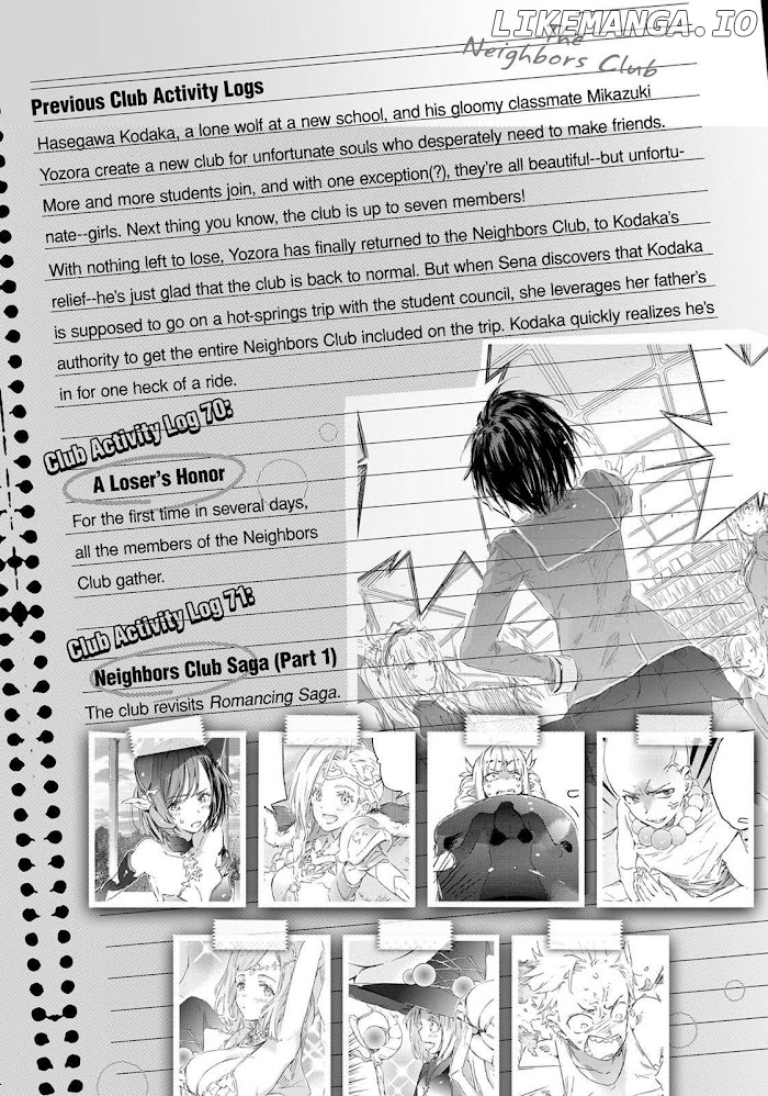 Boku wa Tomodachi ga Sukunai chapter 74.5 - page 8