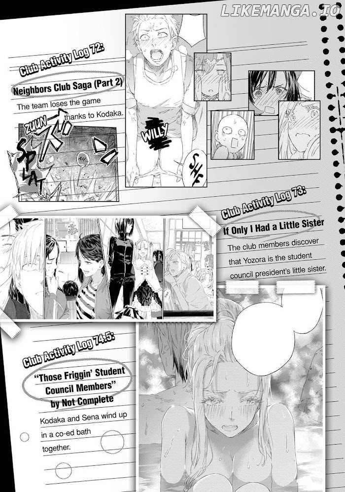 Boku wa Tomodachi ga Sukunai chapter 74.5 - page 9