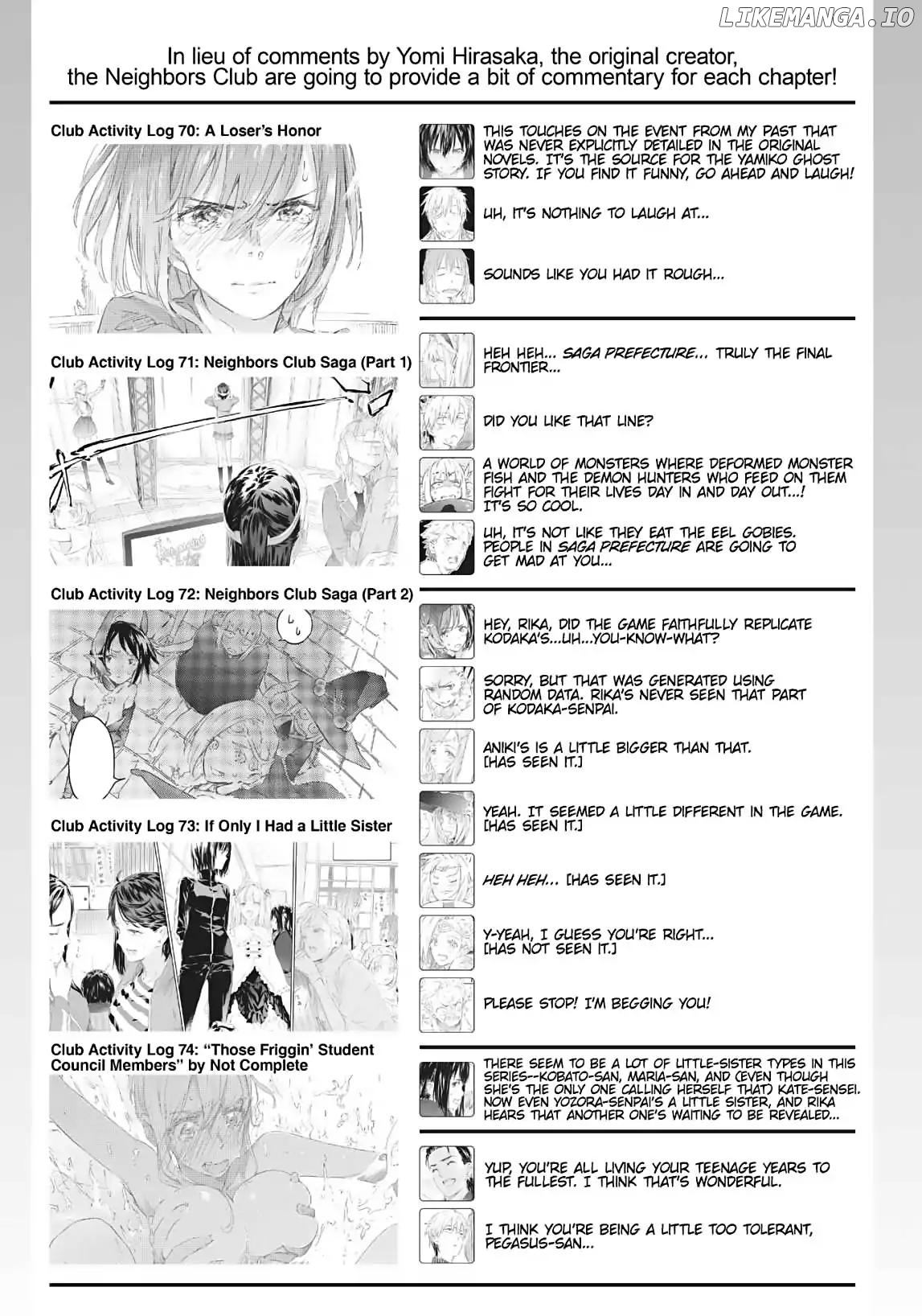 Boku wa Tomodachi ga Sukunai chapter 74 - page 42