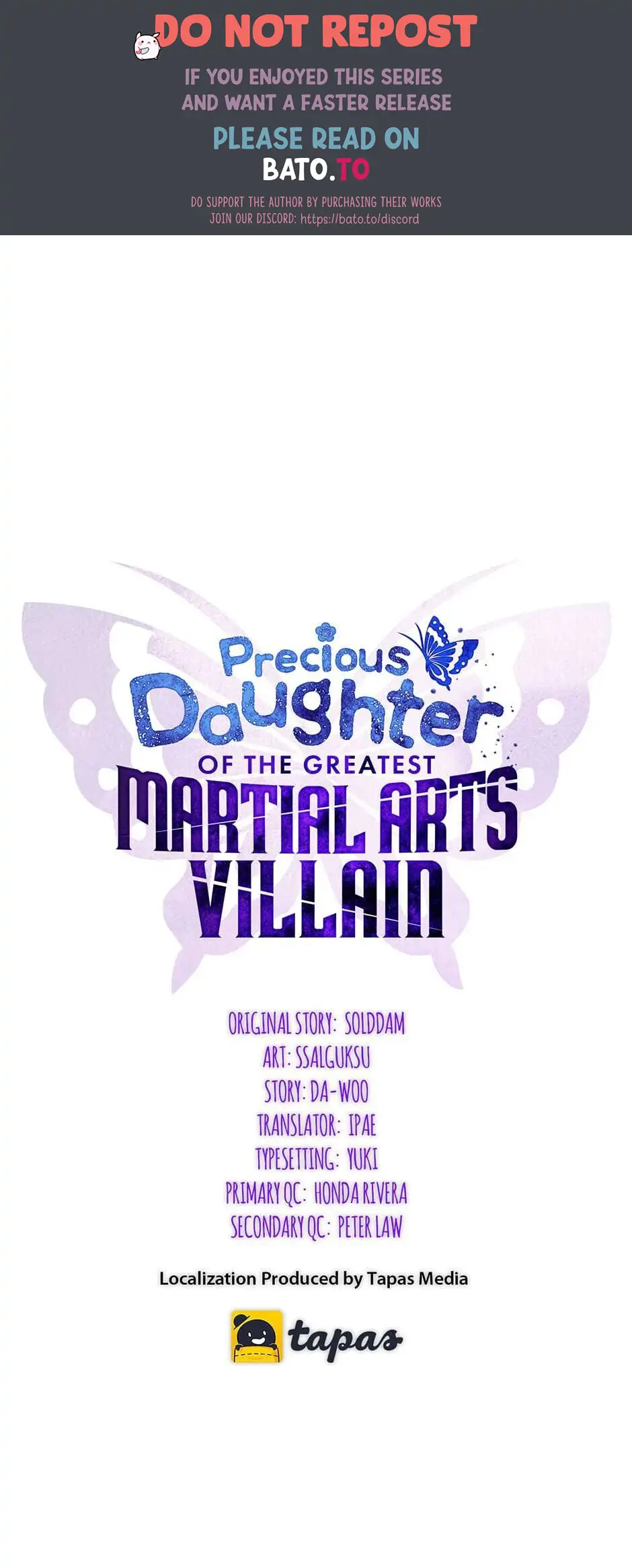 Precious Daughter of the Greatest Martial Arts Villain Chapter 16 - page 1