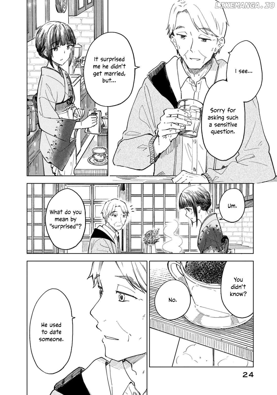 Coffee wo Shizuka ni Chapter 25 - page 22